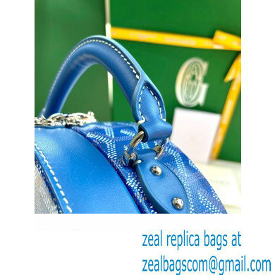 Goyard The Alto Hatbox Trunk Bag Blue - Click Image to Close