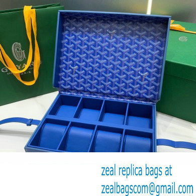 Goyard Watch Box Bag Blue - Click Image to Close