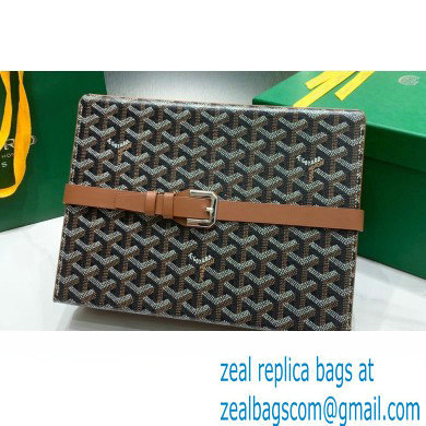 Goyard Watch Box Bag Brown