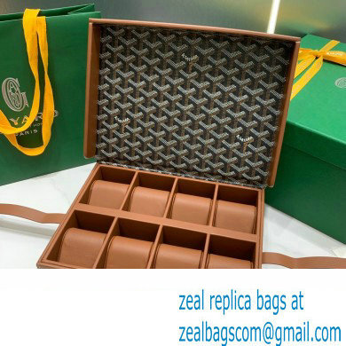 Goyard Watch Box Bag Brown