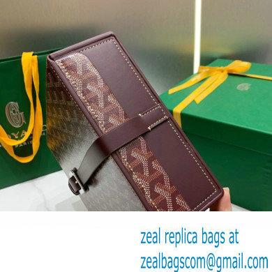 Goyard Watch Box Bag Burgundy - Click Image to Close