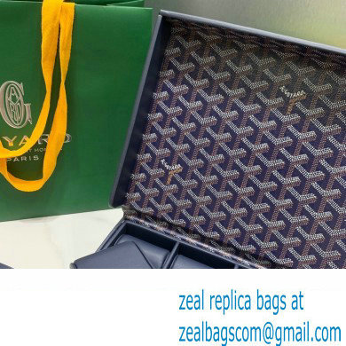 Goyard Watch Box Bag Dark Blue