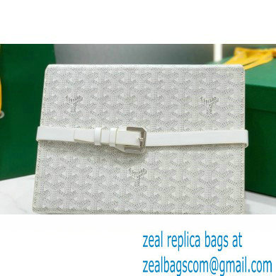 Goyard Watch Box Bag White