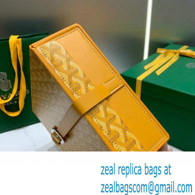 Goyard Watch Box Bag Yellow