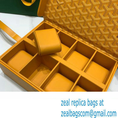 Goyard Watch Box Bag Yellow - Click Image to Close