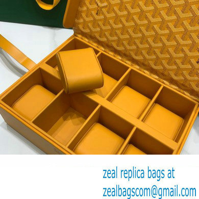 Goyard Watch Box Bag Yellow