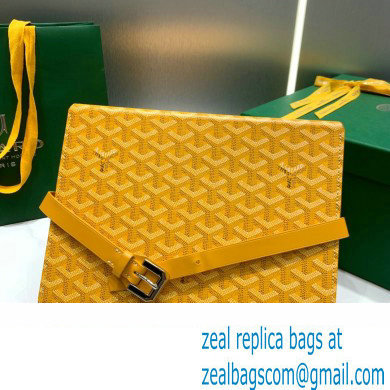 Goyard Watch Box Bag Yellow