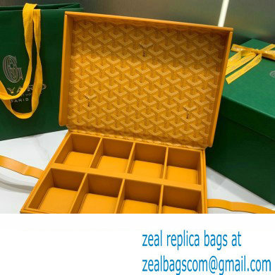 Goyard Watch Box Bag Yellow