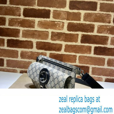 Gucci Blondie belt bag 718154 GG Canvas Blue 2023 - Click Image to Close