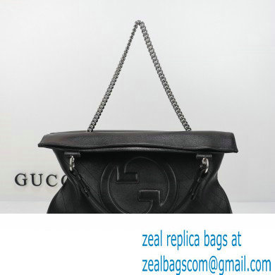 Gucci Blondie medium tote bag 751516 Black 2023 - Click Image to Close