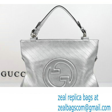 Gucci Blondie medium tote bag 751516 Silver 2023