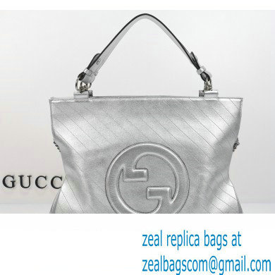 Gucci Blondie medium tote bag 751516 Silver 2023 - Click Image to Close