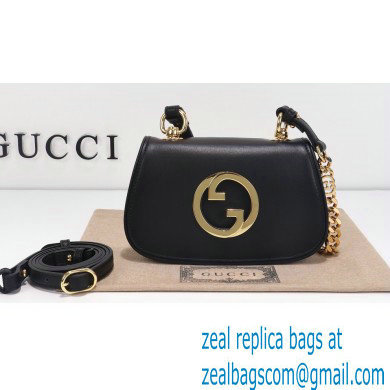 Gucci Blondie mini shoulder bag 724645 leather Black 2023