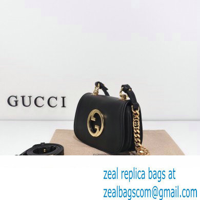 Gucci Blondie mini shoulder bag 724645 leather Black 2023