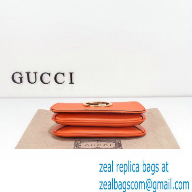 Gucci Blondie mini shoulder bag 724645 leather Orange 2023