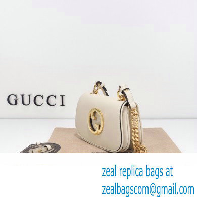 Gucci Blondie mini shoulder bag 724645 leather White 2023 - Click Image to Close