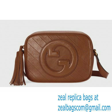 Gucci Blondie small shoulder bag 742360 Brown 2023 - Click Image to Close