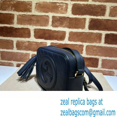 Gucci Blondie small shoulder bag 742360 Dark Blue 2023 - Click Image to Close