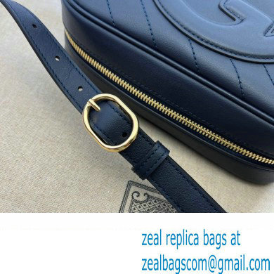 Gucci Blondie small shoulder bag 742360 Dark Blue 2023 - Click Image to Close