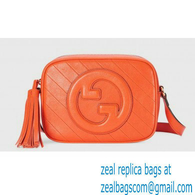 Gucci Blondie small shoulder bag 742360 Orange 2023