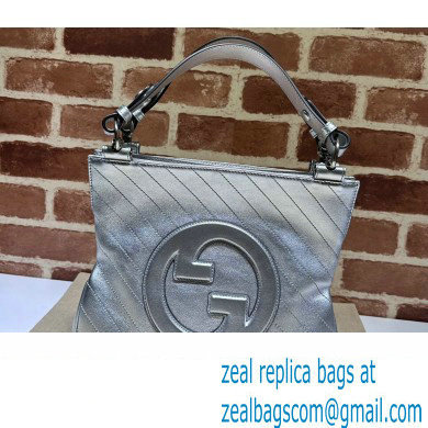 Gucci Blondie small tote bag 751518 Silver 2023 - Click Image to Close