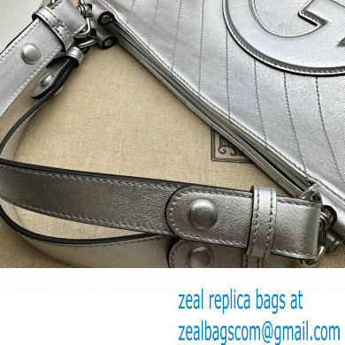 Gucci Blondie small tote bag 751518 Silver 2023