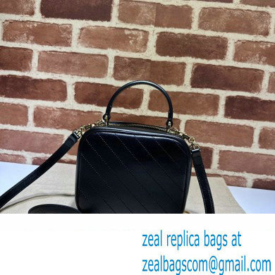 Gucci Blondie top handle bag 744434 Black 2023 - Click Image to Close