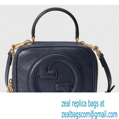 Gucci Blondie top handle bag 744434 Dark Blue 2023 - Click Image to Close