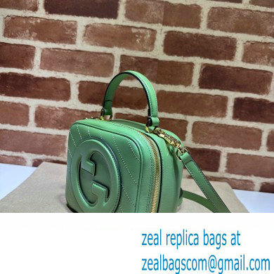 Gucci Blondie top handle bag 744434 Light Green 2023 - Click Image to Close