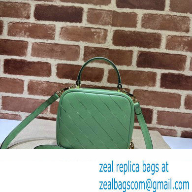 Gucci Blondie top handle bag 744434 Light Green 2023 - Click Image to Close