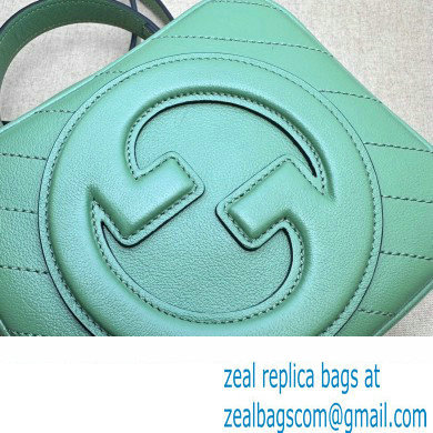 Gucci Blondie top handle bag 744434 Light Green 2023 - Click Image to Close