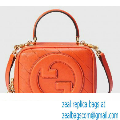 Gucci Blondie top handle bag 744434 Orange 2023