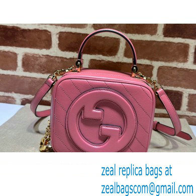 Gucci Blondie top handle bag 744434 Pink 2023