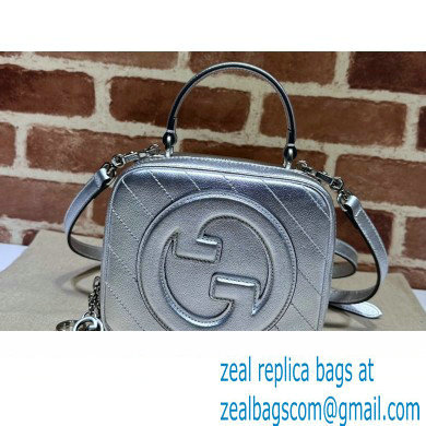 Gucci Blondie top handle bag 744434 Silver 2023 - Click Image to Close