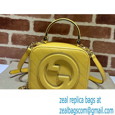 Gucci Blondie top handle bag 744434 Yellow 2023