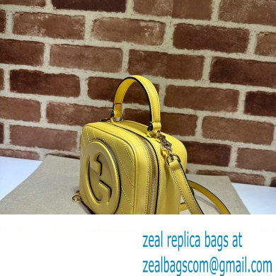 Gucci Blondie top handle bag 744434 Yellow 2023 - Click Image to Close