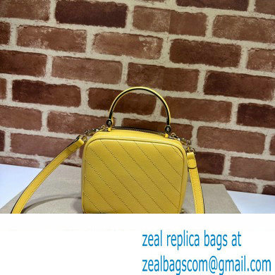 Gucci Blondie top handle bag 744434 Yellow 2023 - Click Image to Close