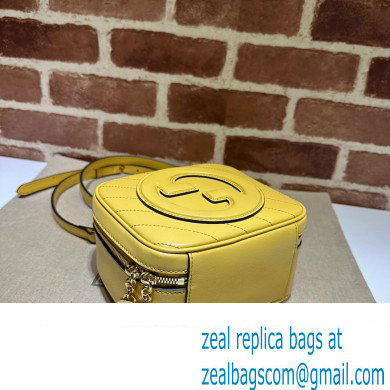 Gucci Blondie top handle bag 744434 Yellow 2023 - Click Image to Close