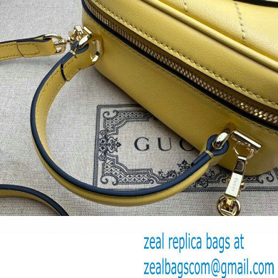 Gucci Blondie top handle bag 744434 Yellow 2023 - Click Image to Close