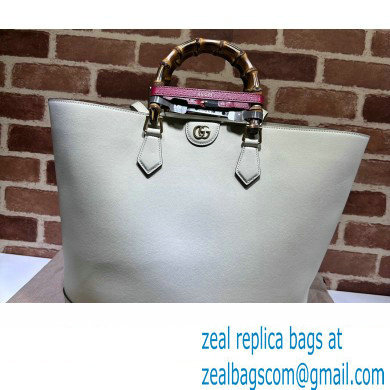 Gucci Diana large tote bag 746270 White 2023