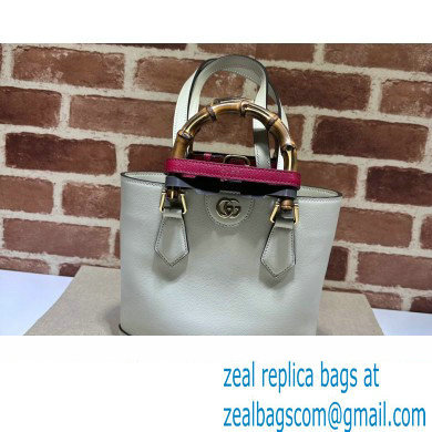 Gucci Diana small tote bag 750396 White 2023 - Click Image to Close