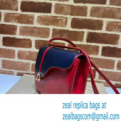 Gucci Equestrian inspired shoulder bag 740988 Blue/Red 2023