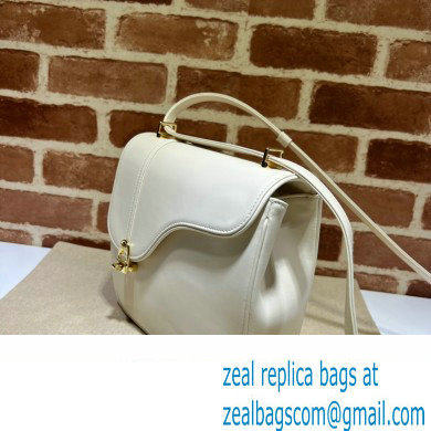 Gucci Equestrian inspired shoulder bag 740988 White 2023 - Click Image to Close