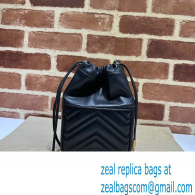 Gucci GG Marmont mini bucket bag 746433 Black 2023 - Click Image to Close