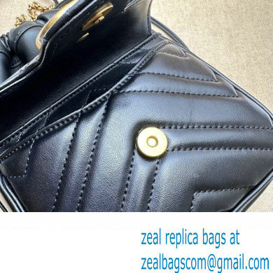 Gucci GG Marmont mini bucket bag 746433 Black 2023 - Click Image to Close