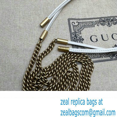 Gucci GG Marmont mini bucket bag 746433 White 2023