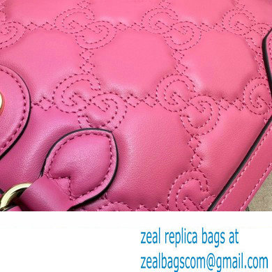 Gucci GG Matelasse mini top handle bag 728309 Fuchsia 2023 - Click Image to Close