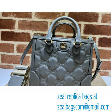 Gucci GG Matelasse mini top handle bag 728309 Gray 2023