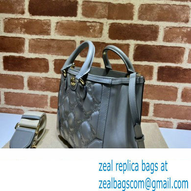 Gucci GG Matelasse mini top handle bag 728309 Gray 2023