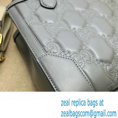 Gucci GG Matelasse mini top handle bag 728309 Gray 2023